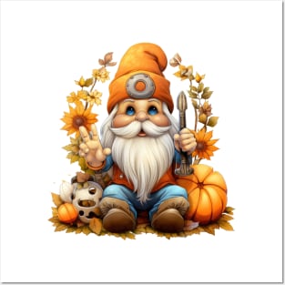 Fall Gnome #4 Posters and Art